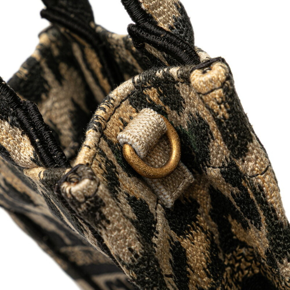 CHRISTIAN DIOR Black Canvas Shoulder Bag - Picture 6 of 9